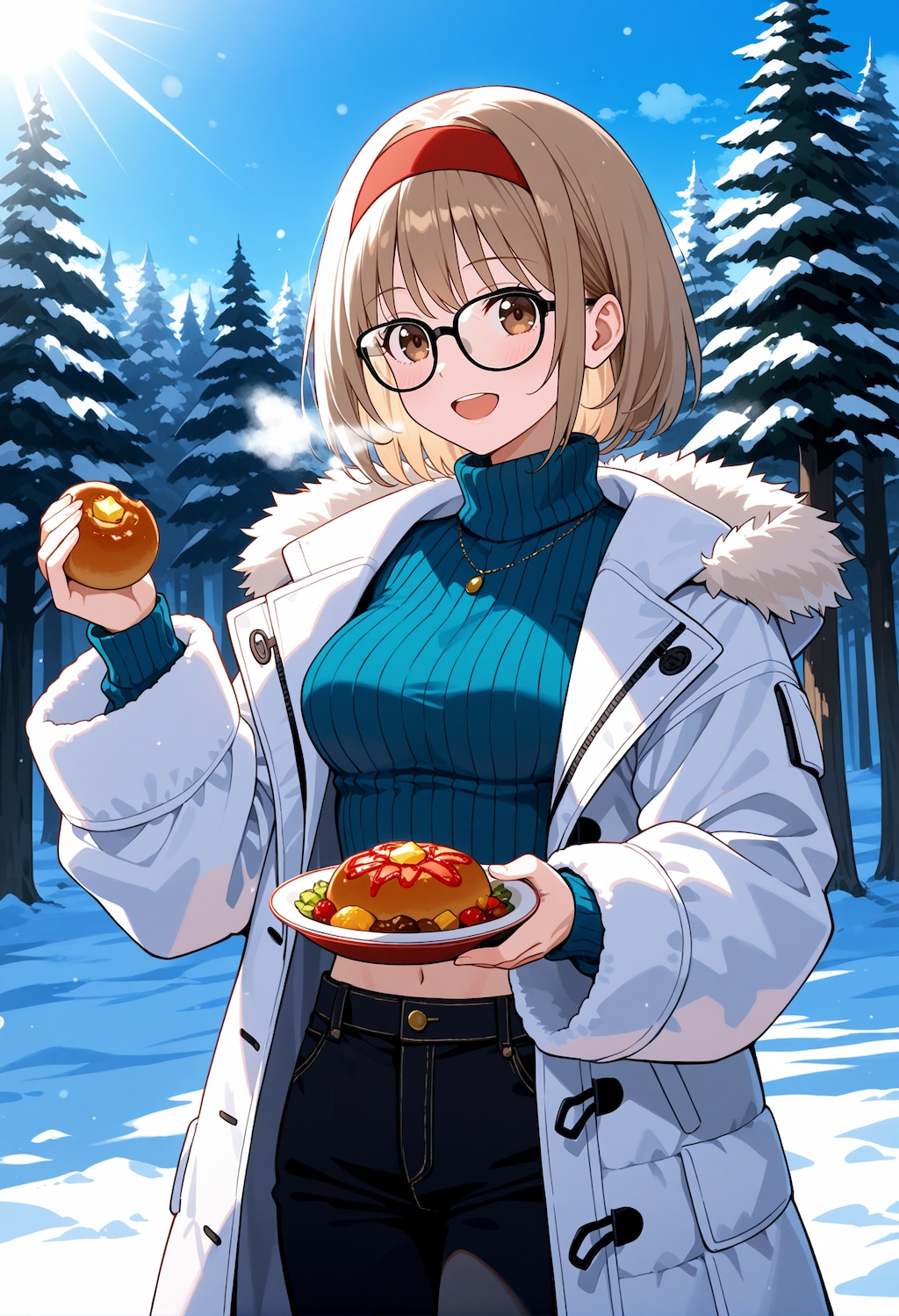 【今日の腹筋】ユール祭を楽しむ智美