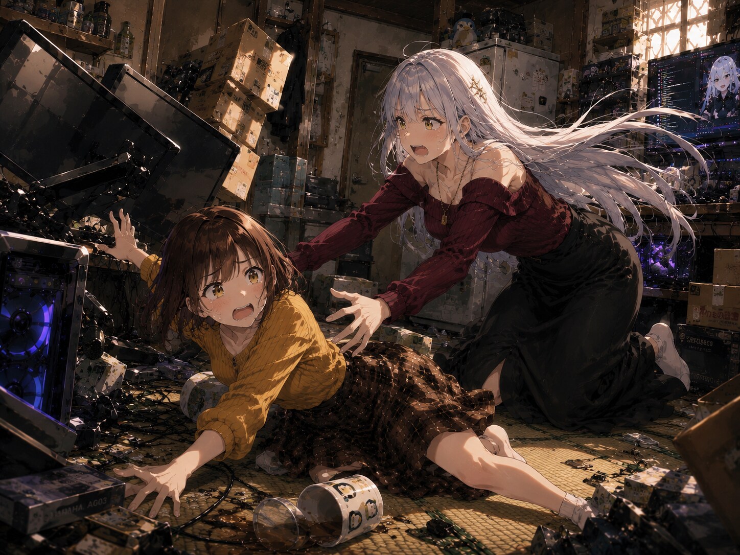【TSポンコツ女神】第85話　「狭き神域の奉遷」 | の人気AIイラスト・グラビア