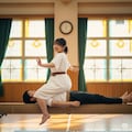 平均台とぽっちゃりちゃん 2枚目