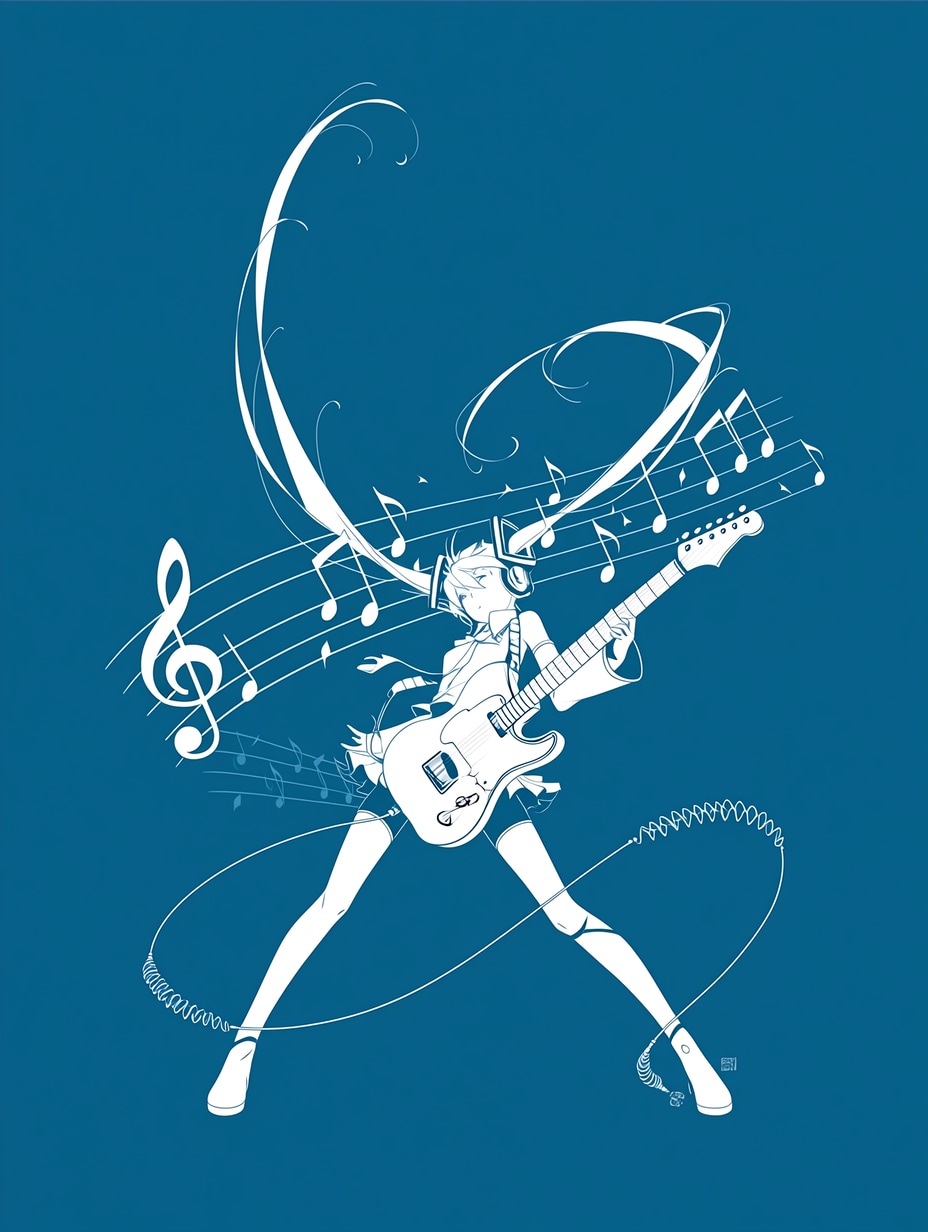 ギター少女 | の人気AIイラスト・グラビア