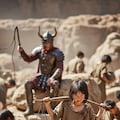 古代ローマ映画の奴隷少女エキストラ３ 4枚目