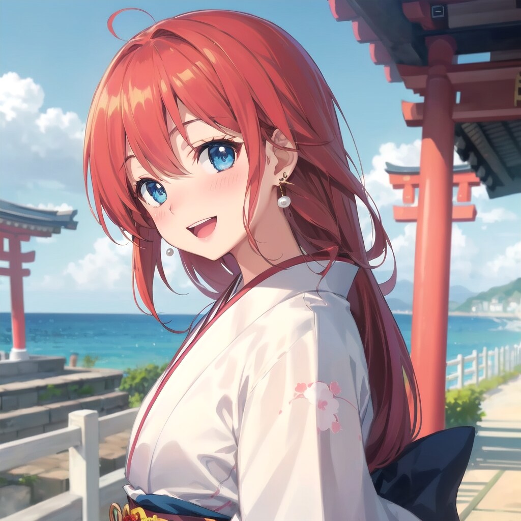 三重【都道府県擬人化シリーズ㉔】 | の人気AIイラスト・グラビア