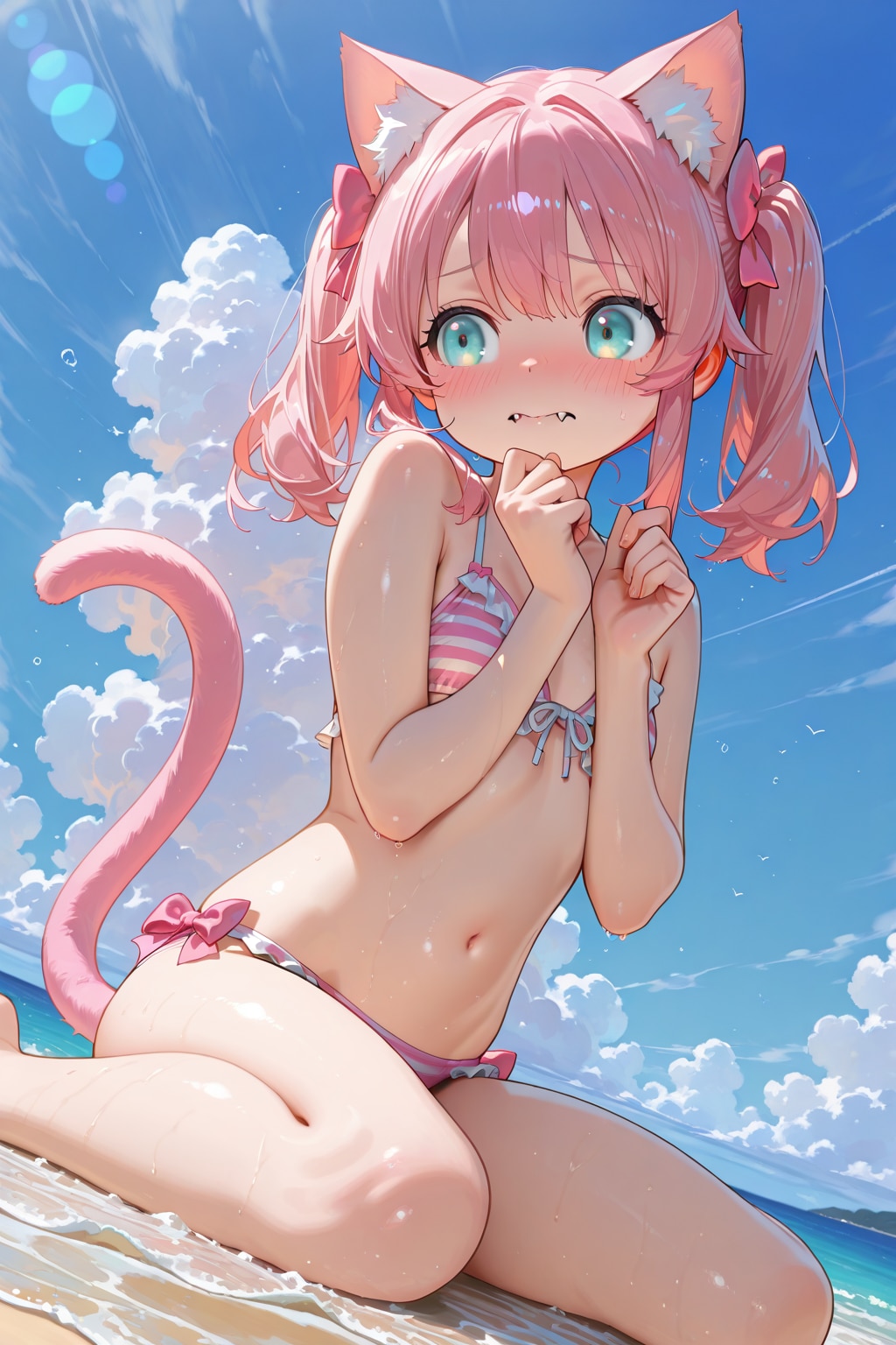 今日の猫耳ピンクちゃん