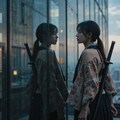 摩天楼にタイムスリップしてしまった女剣士 5枚目
