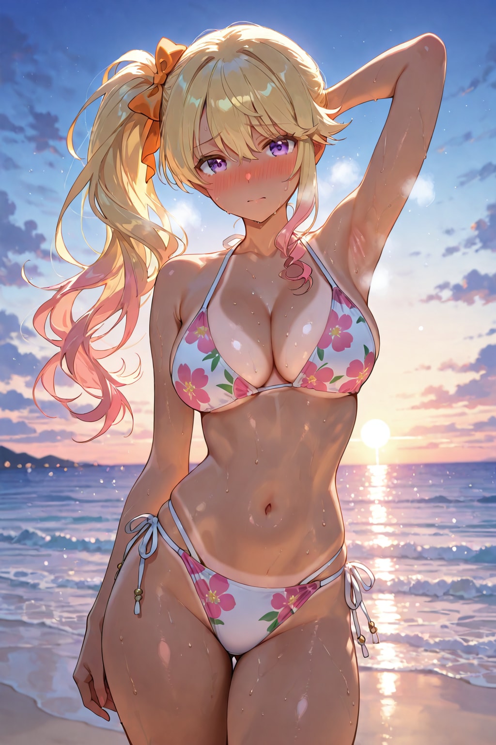 うちの子 夏限定仕様😍はじまるよぉ💞サイドポニーテールちゃん