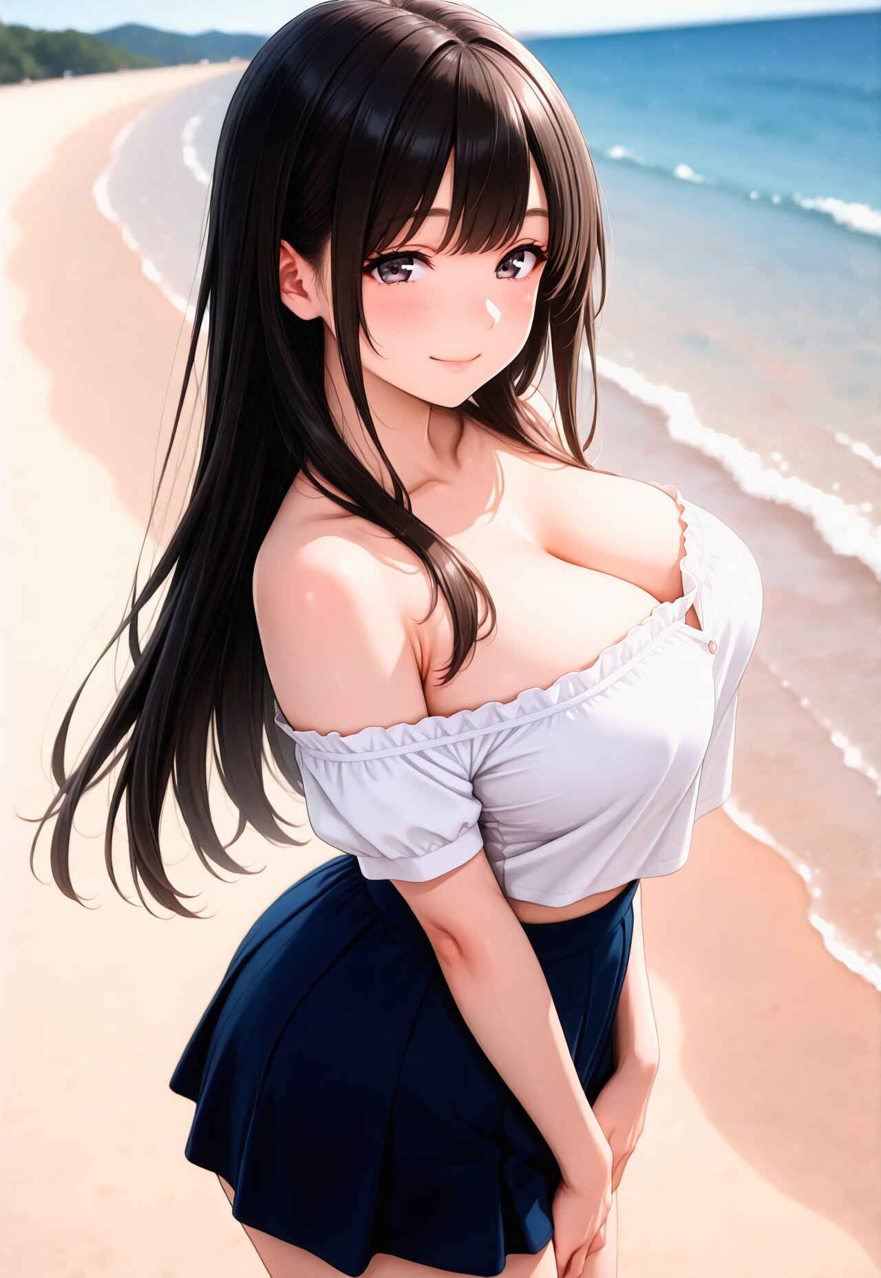 1719（白いオフショル）