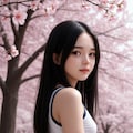 白靴下ブルマと桜花　フォト系 6枚目