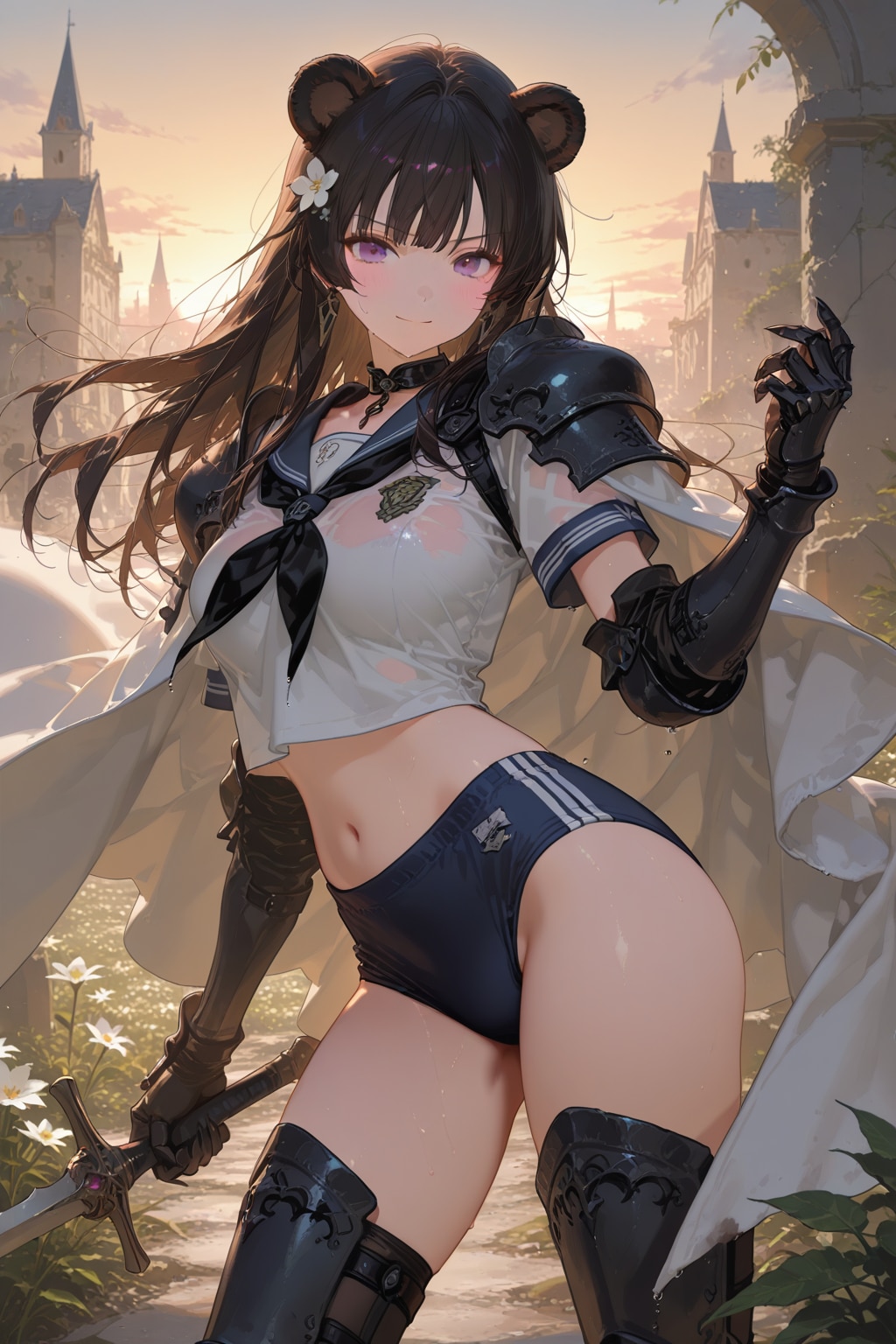 セーラーブルマくまみみナイトさん 04