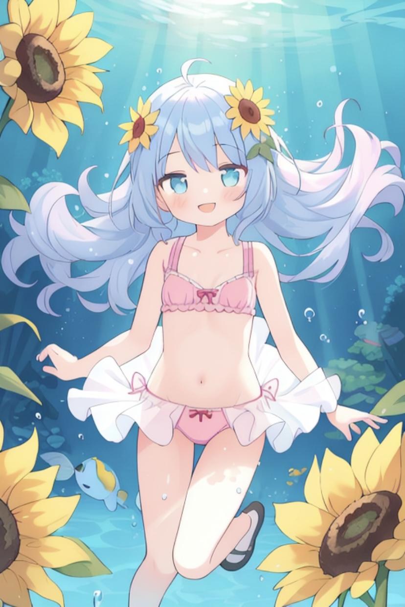 水中ひまわり23☆