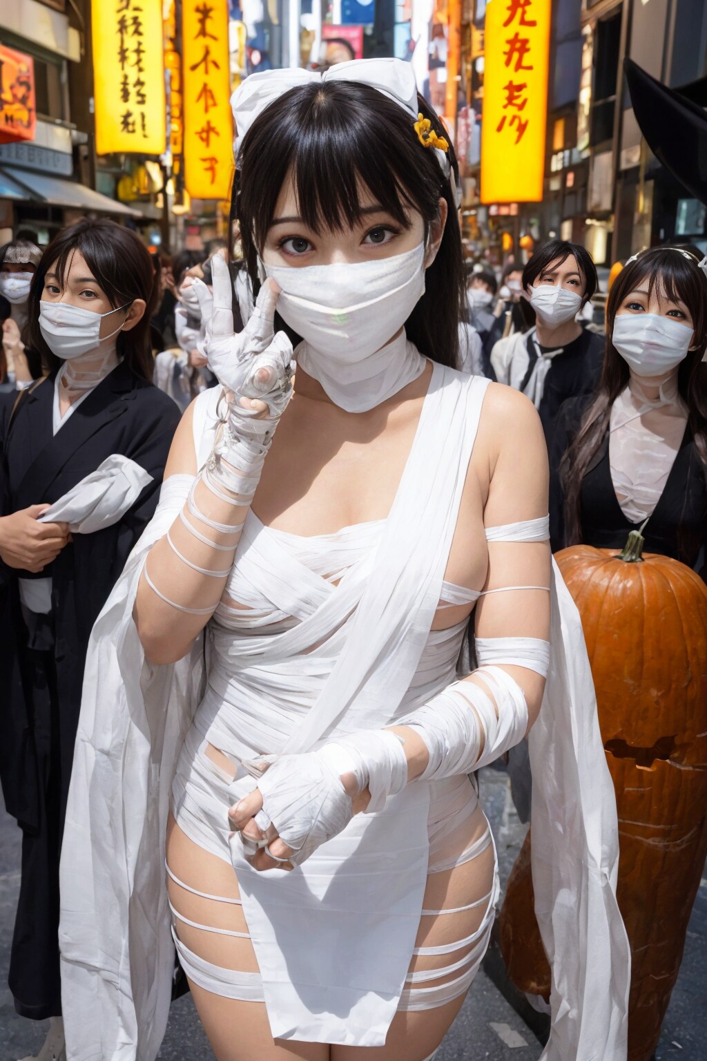 今年はミイラ女がトレンド！ Mummy girls are trending this year