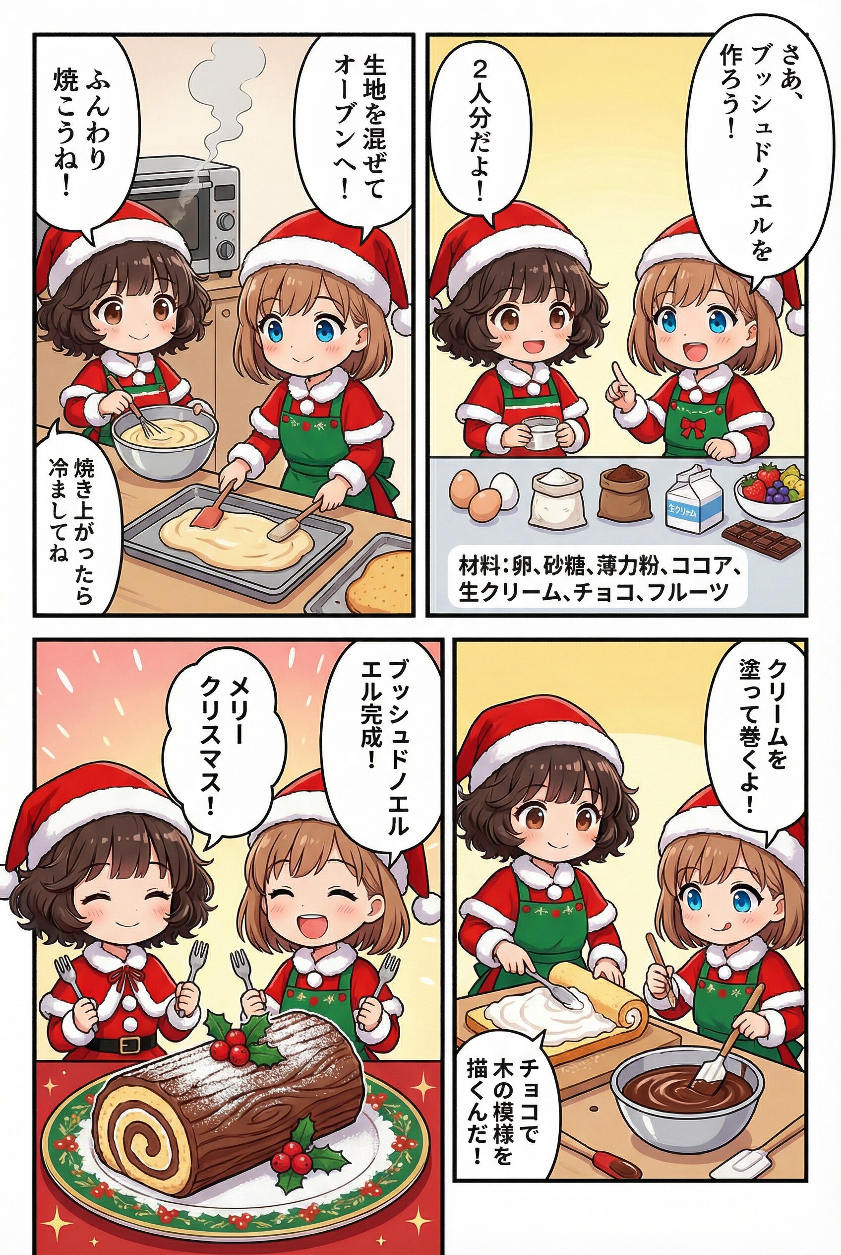 ブッシュドノエル | の人気AIイラスト・グラビア