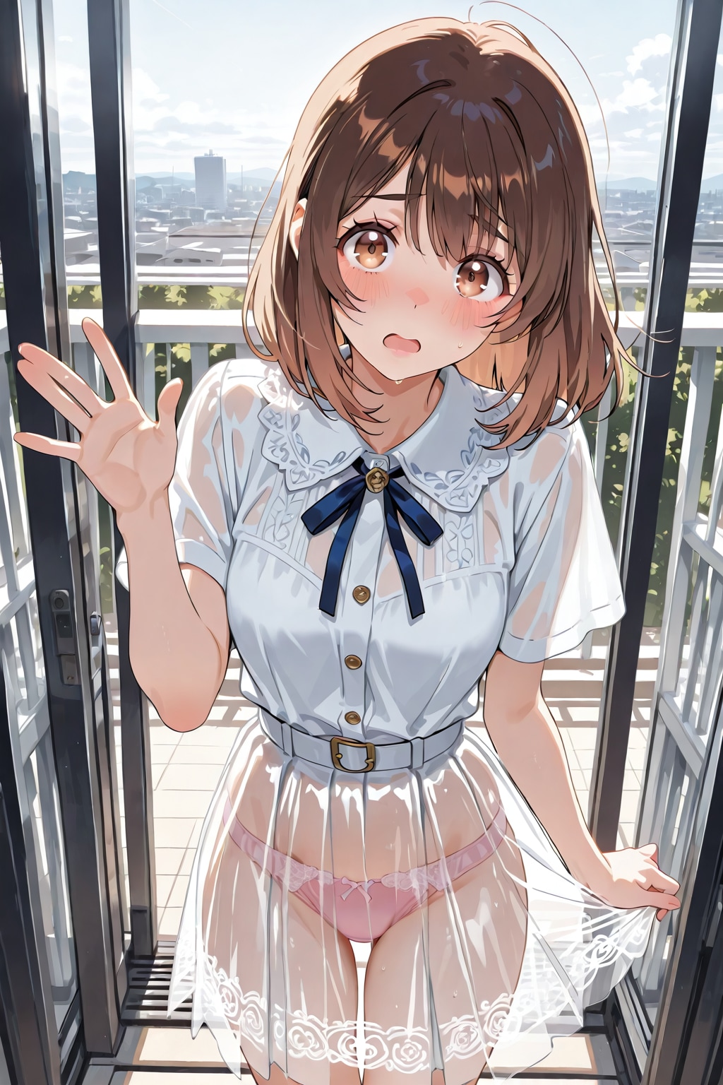 透けスカート