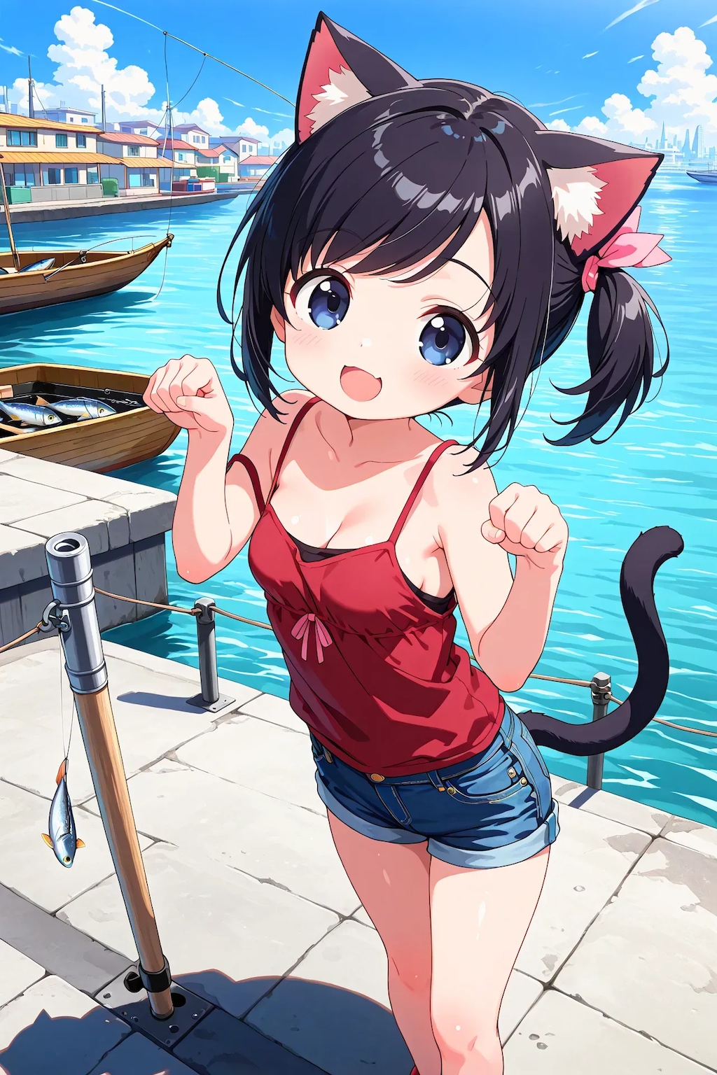 さやかちゃんの猫耳スタイル