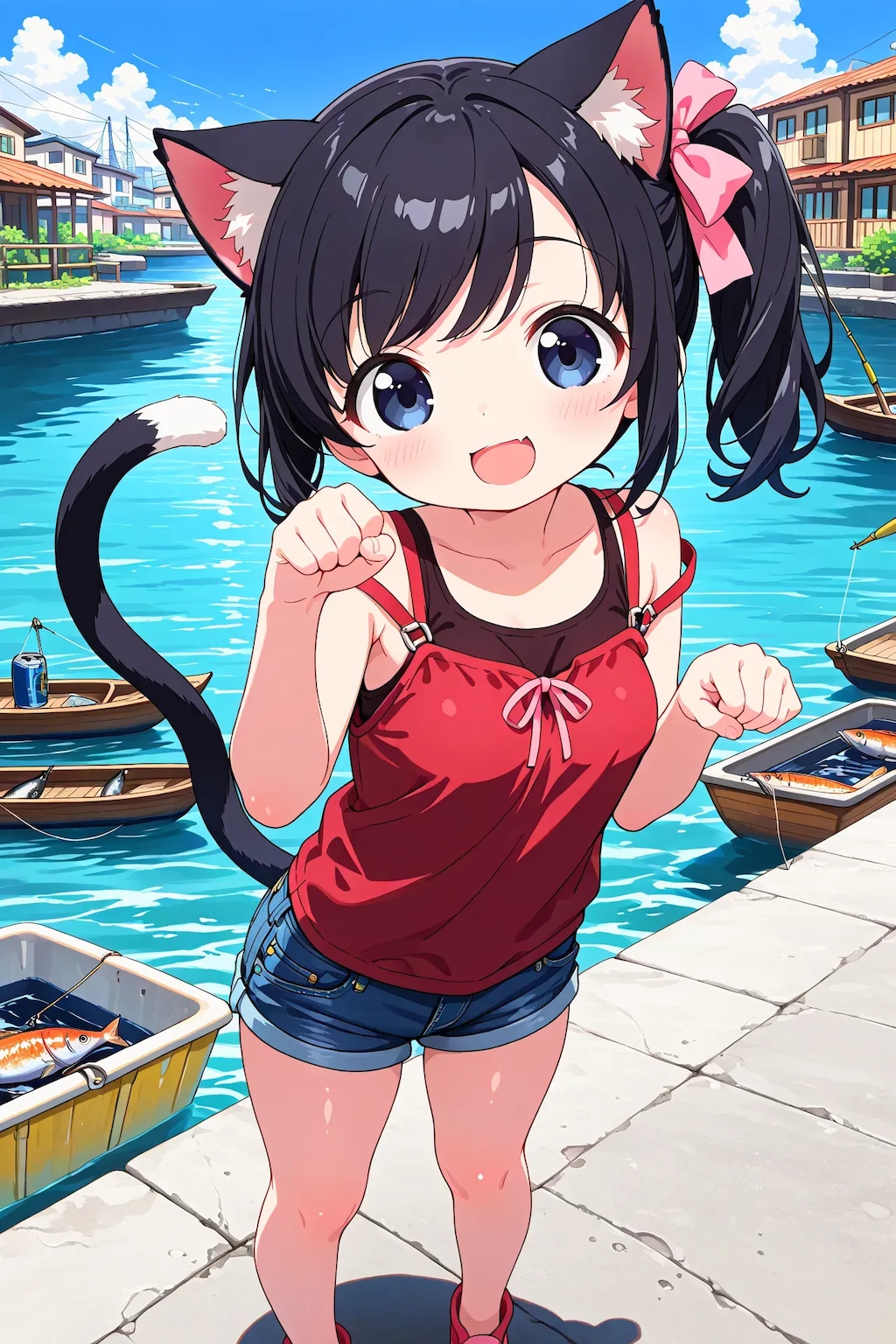 さやかちゃんの猫耳スタイル