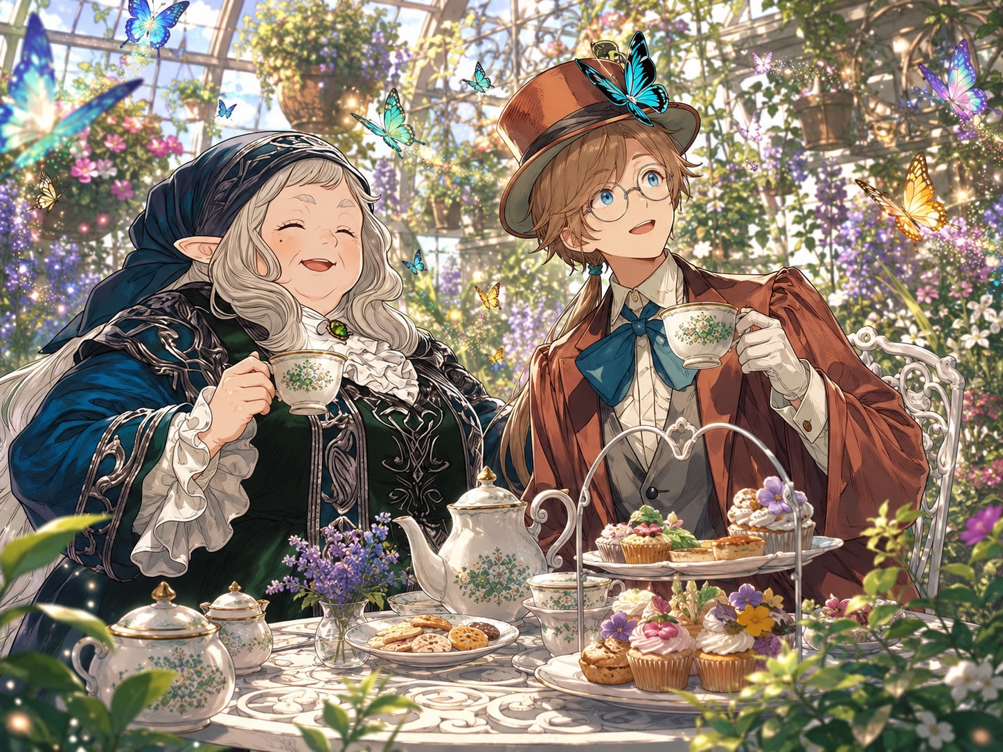 温室のお茶会