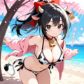 ほるすたいんちゃんの春の水着♡ 3枚目