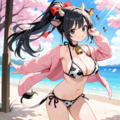 ほるすたいんちゃんの春の水着♡ 5枚目