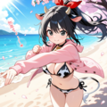 ほるすたいんちゃんの春の水着♡ 2枚目