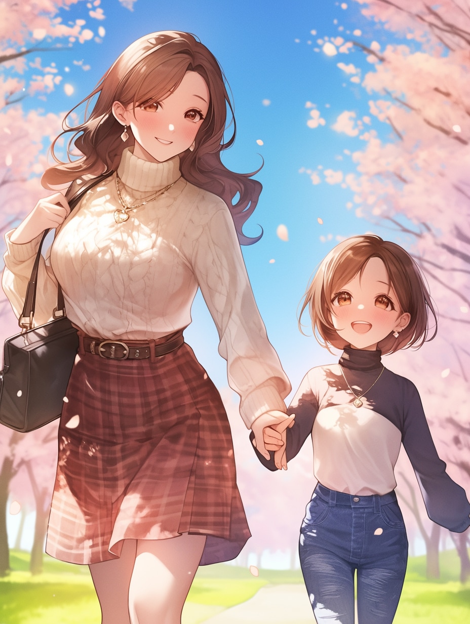 母と娘316 | の人気AIイラスト・グラビア
