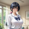 女子高生の巨乳姉 5枚目