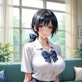 女子高生の巨乳姉 4枚目