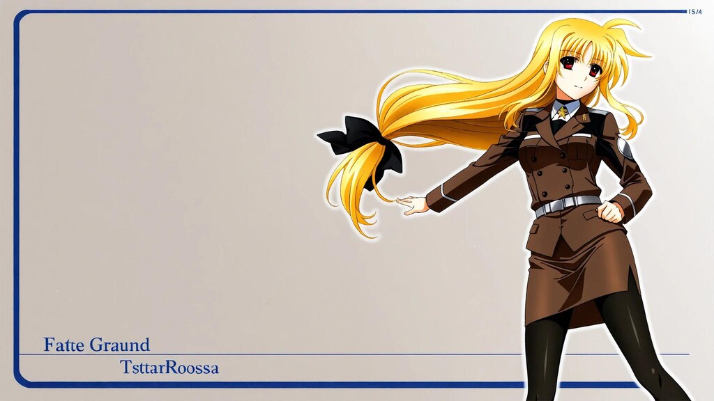 フェイト➡　遅れちゃいました