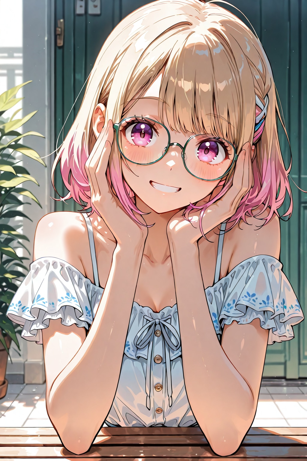 メガネ美少女 | の人気AIイラスト・グラビア