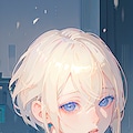 雪が似合いそうな女性-2-ショートヘア 2枚目