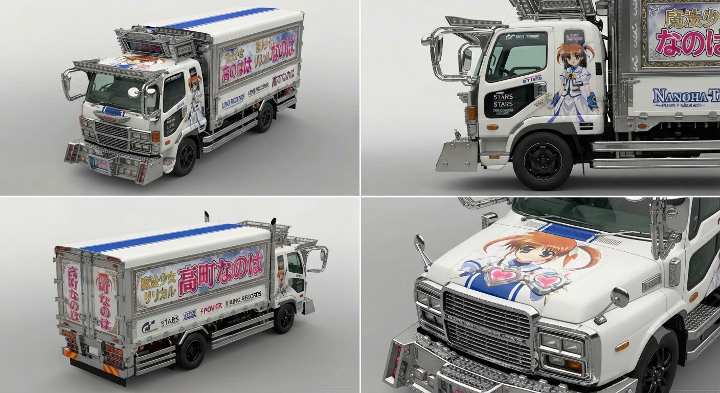高町なのは痛車デコトラ | の人気AIイラスト・グラビア