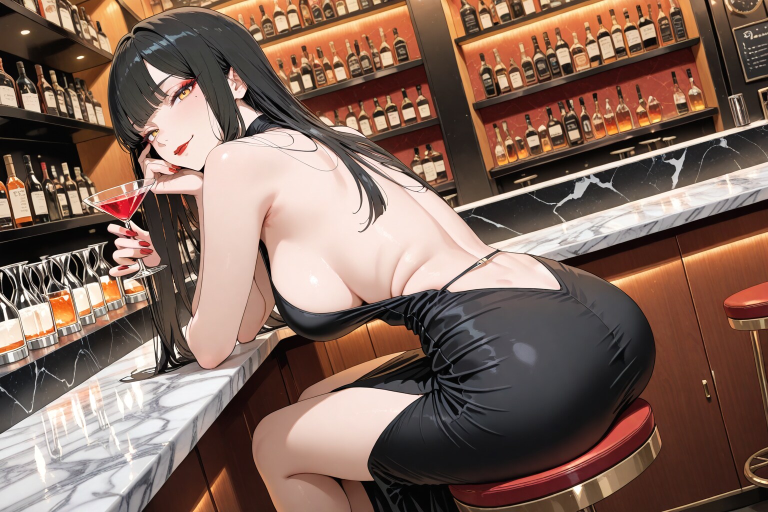 君も一杯、どうだい？
