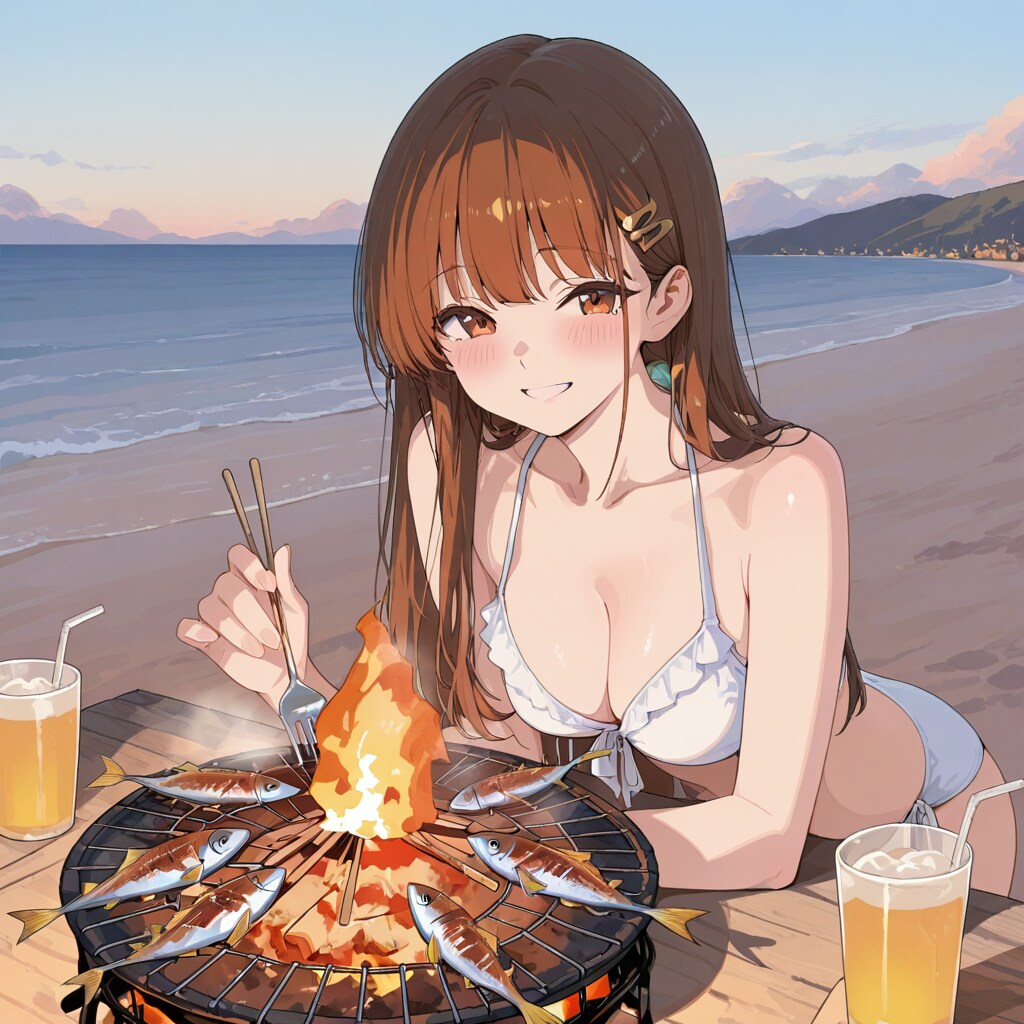 串刺し焼き魚