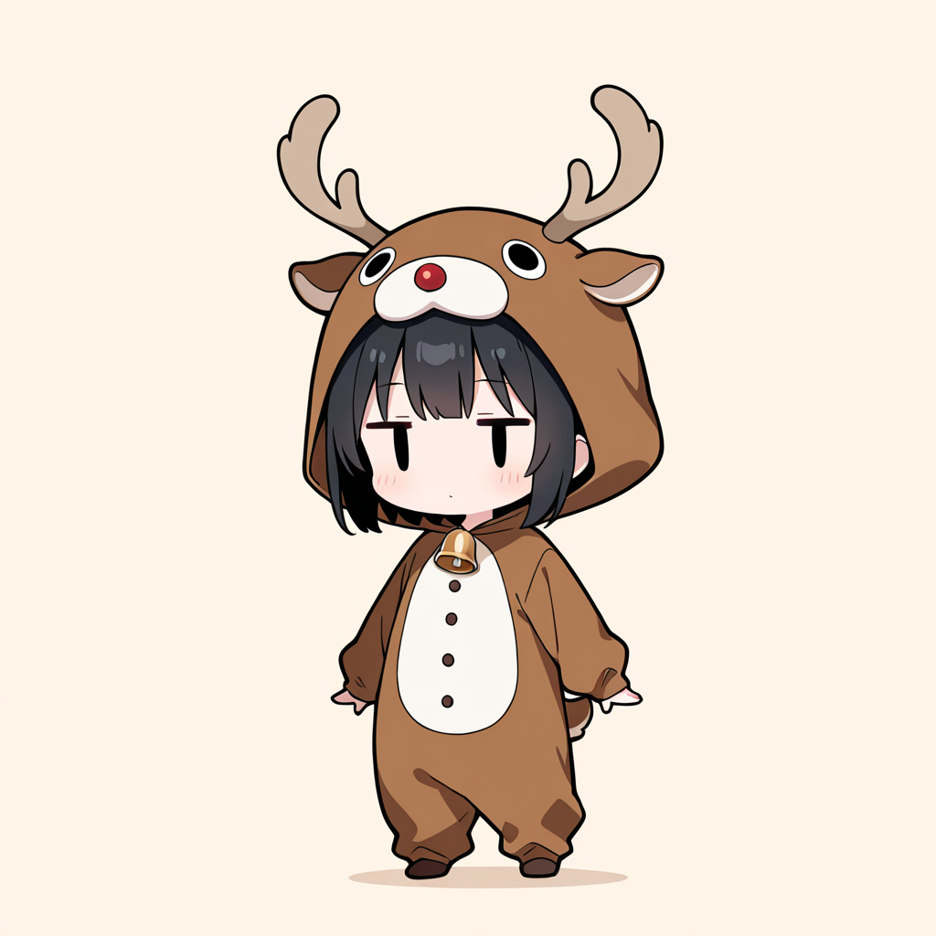 着ぐるみ着せ替え（サンタ＆トナカイ）