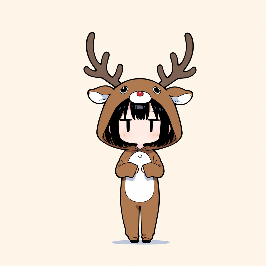 着ぐるみ着せ替え（サンタ＆トナカイ）