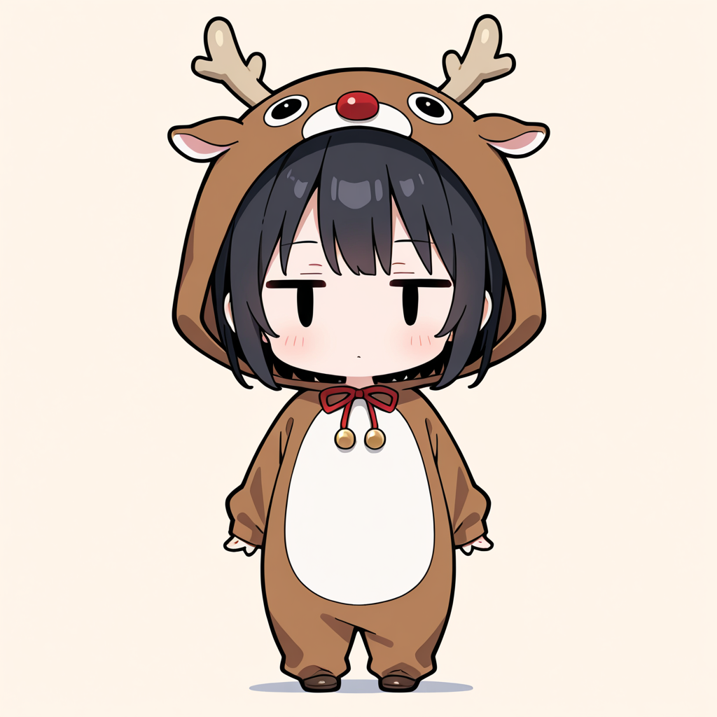 着ぐるみ着せ替え（サンタ＆トナカイ）