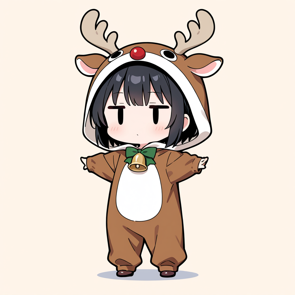 着ぐるみ着せ替え（サンタ＆トナカイ）