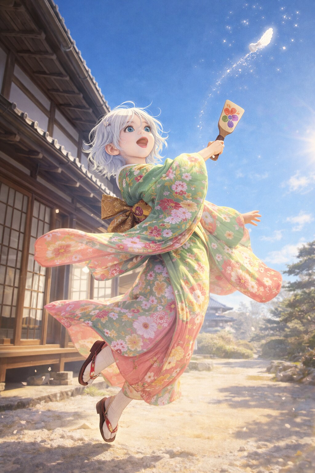 澪音は、遠く、高く飛ばしたい。