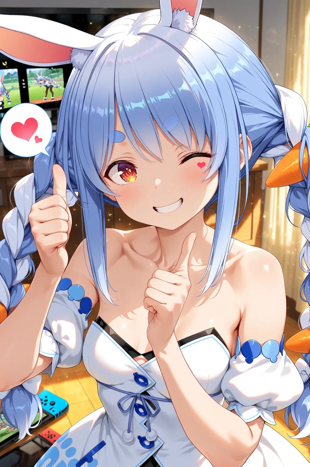 Nintendo Switch 2をするぺこ✨  兎田ぺこら