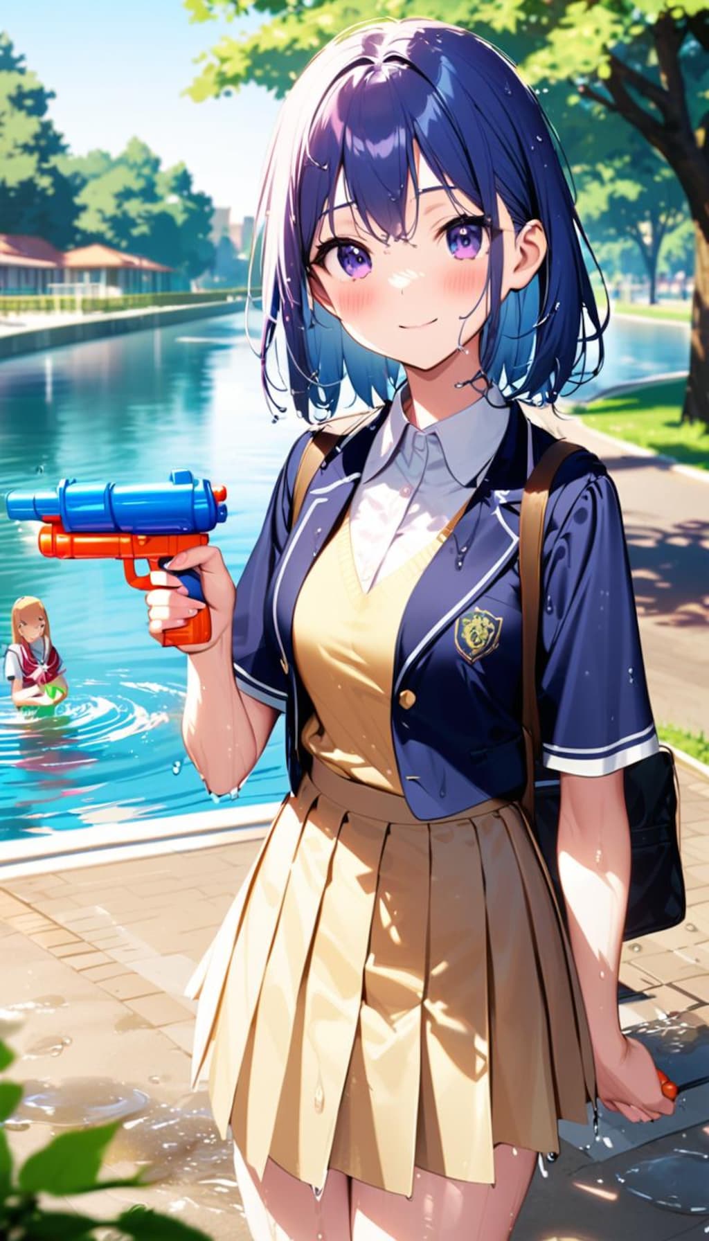 水鉄砲　女子高対抗戦