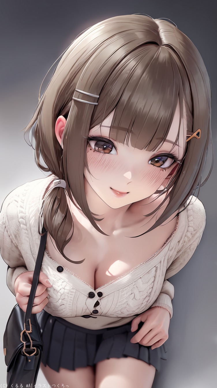 渋谷カフェ系ver.② ちゃおコーデ | の人気AIイラスト・グラビア