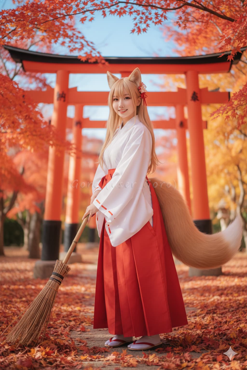 りょうこさんの稲荷巫女バイト