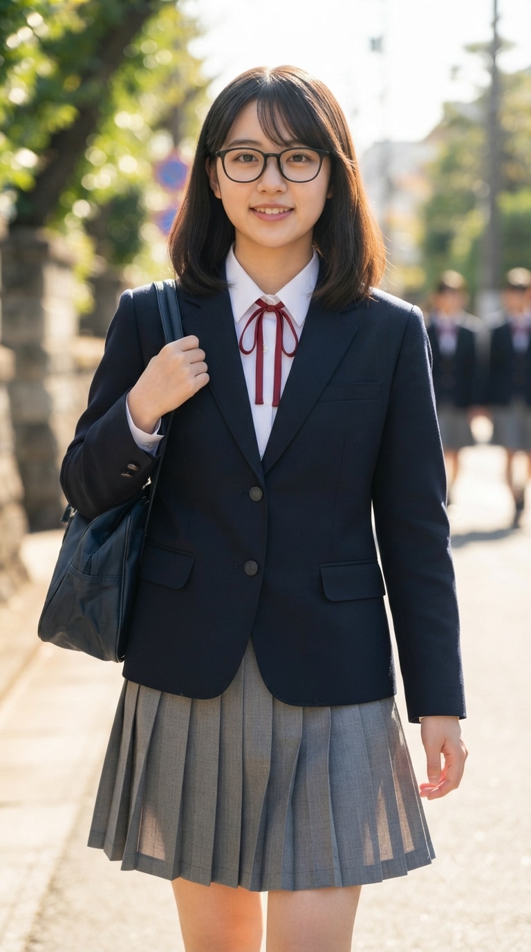 日差しで透けるスカート