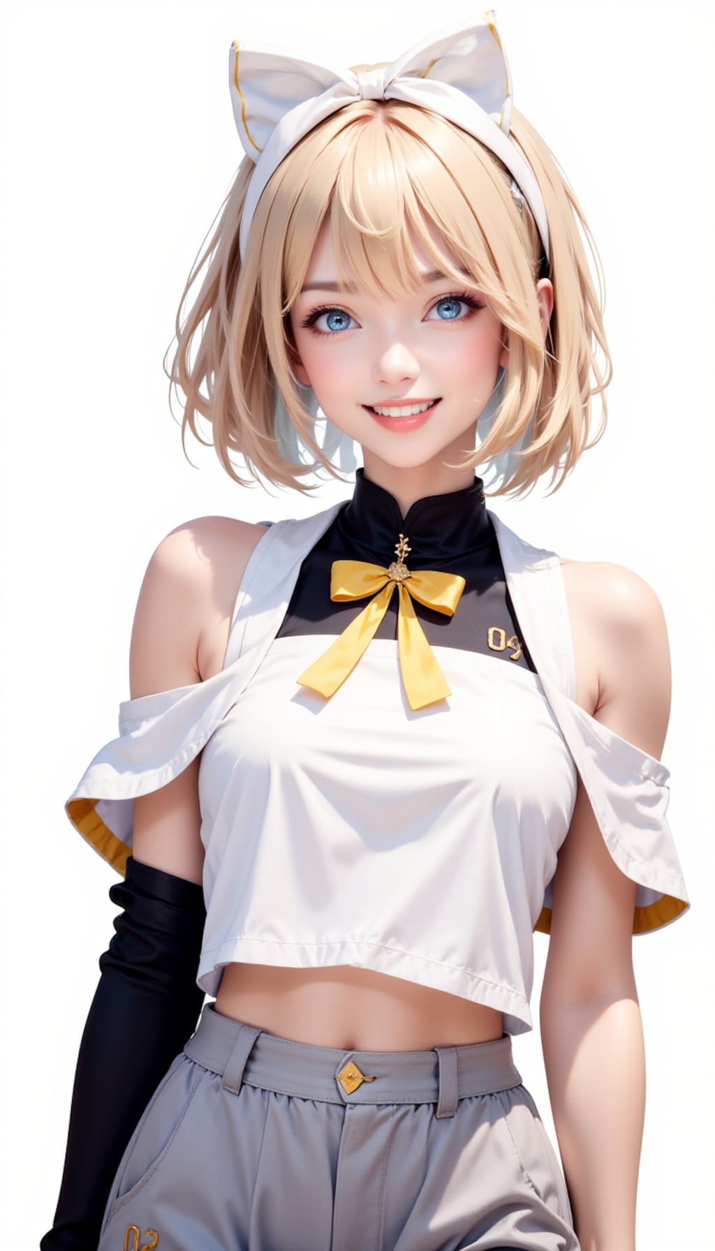 鏡音リンはジャケ写の最終選抜をしているようです「だから、４枚目は無いってば！」