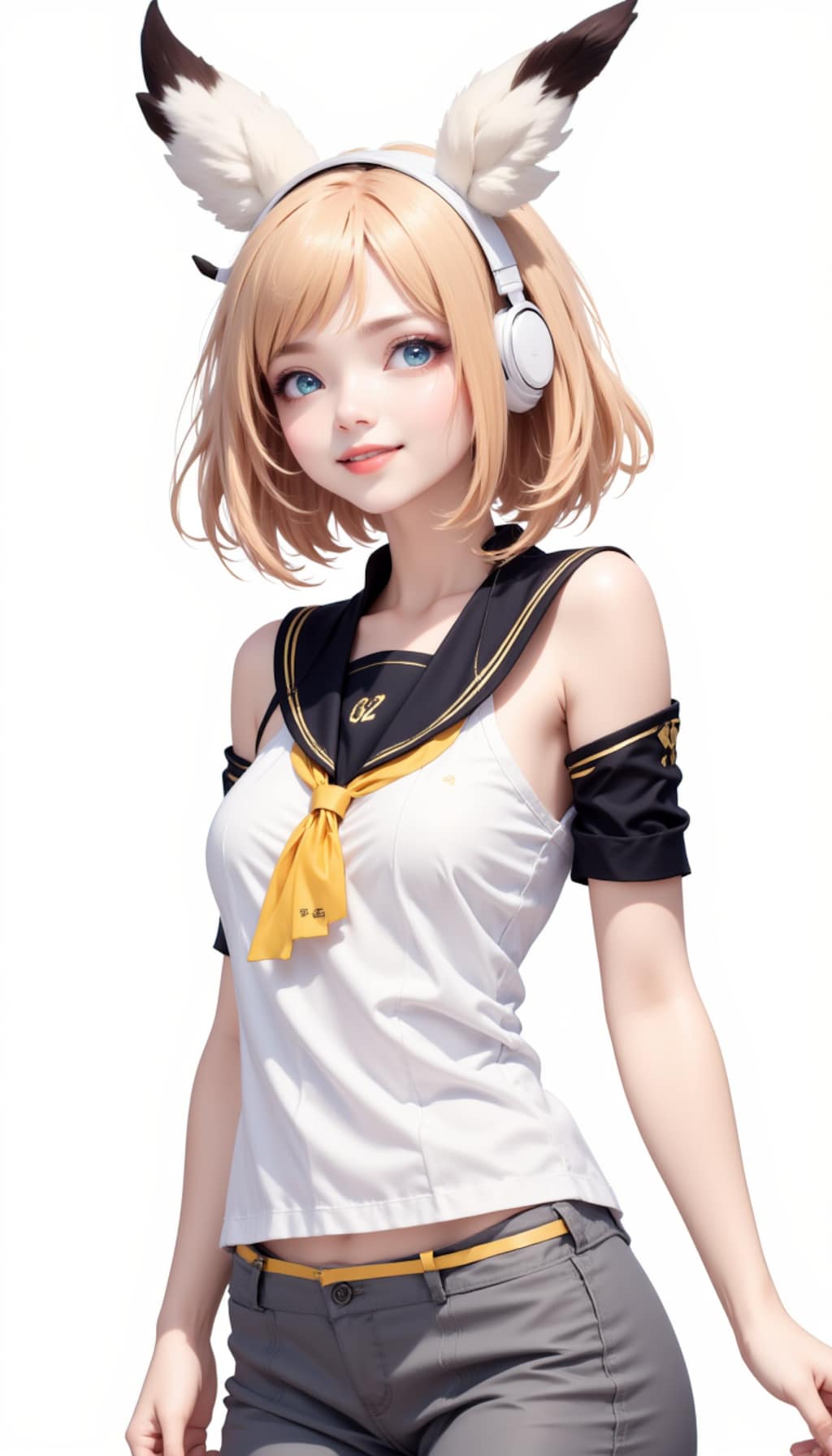 鏡音リンはジャケ写の最終選抜をしているようです「だから、４枚目は無いってば！」