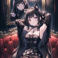 ゴシック黒猫ガール 3枚目
