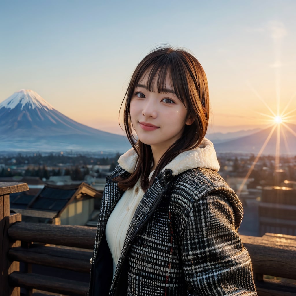 山と日の出 9/10