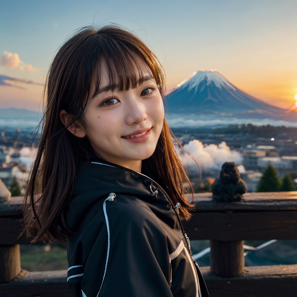 山と日の出 9/10