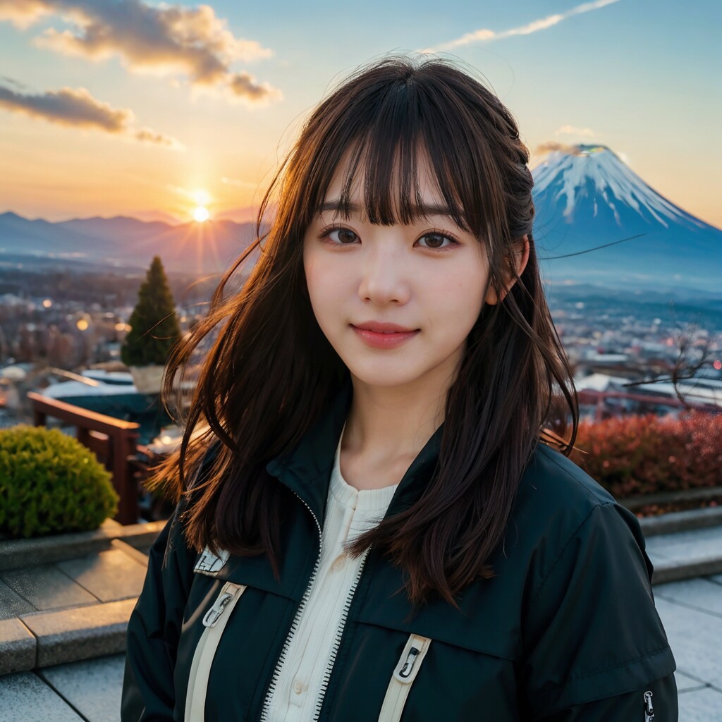 山と日の出 9/10