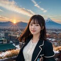 山と日の出 9/10 3枚目
