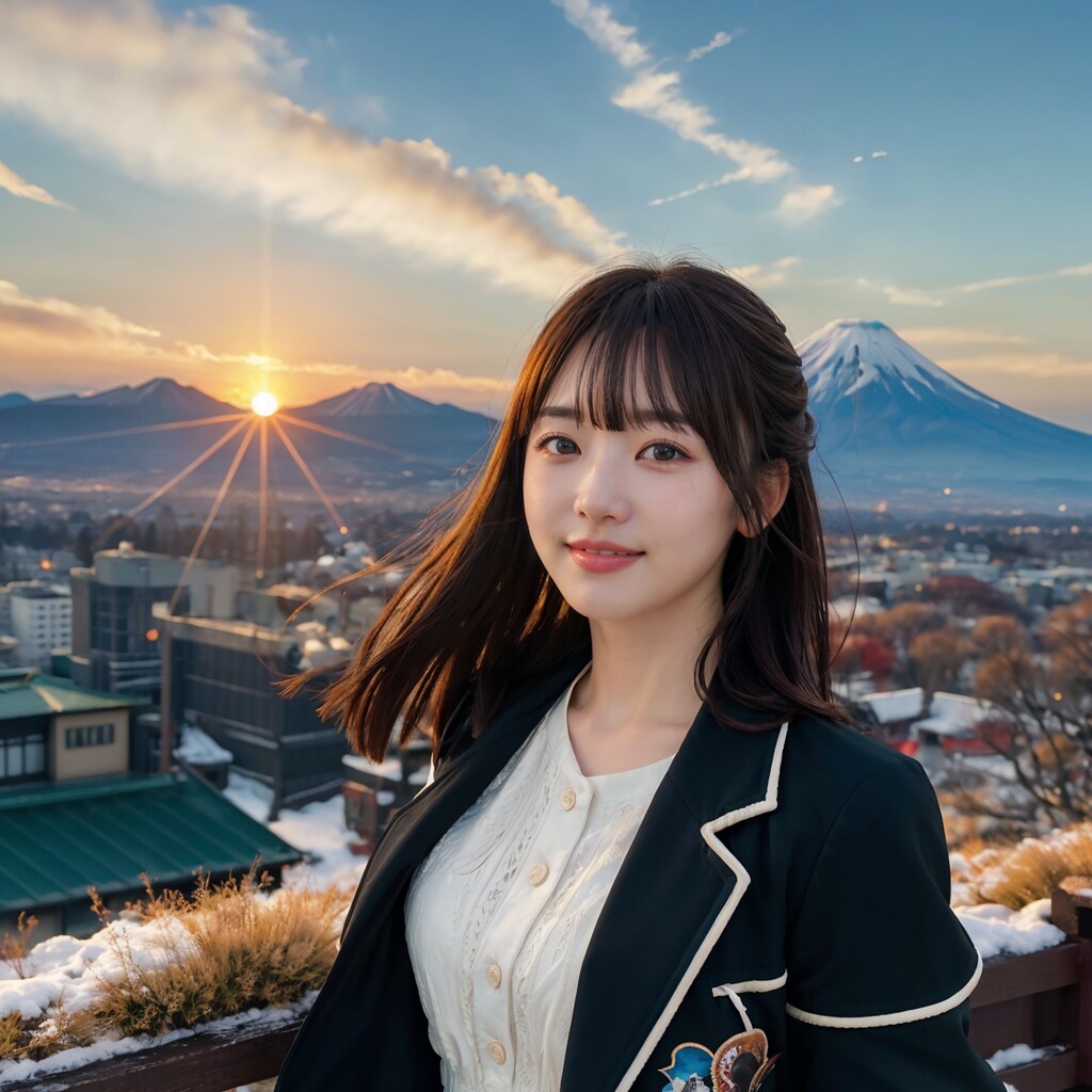 山と日の出 9/10
