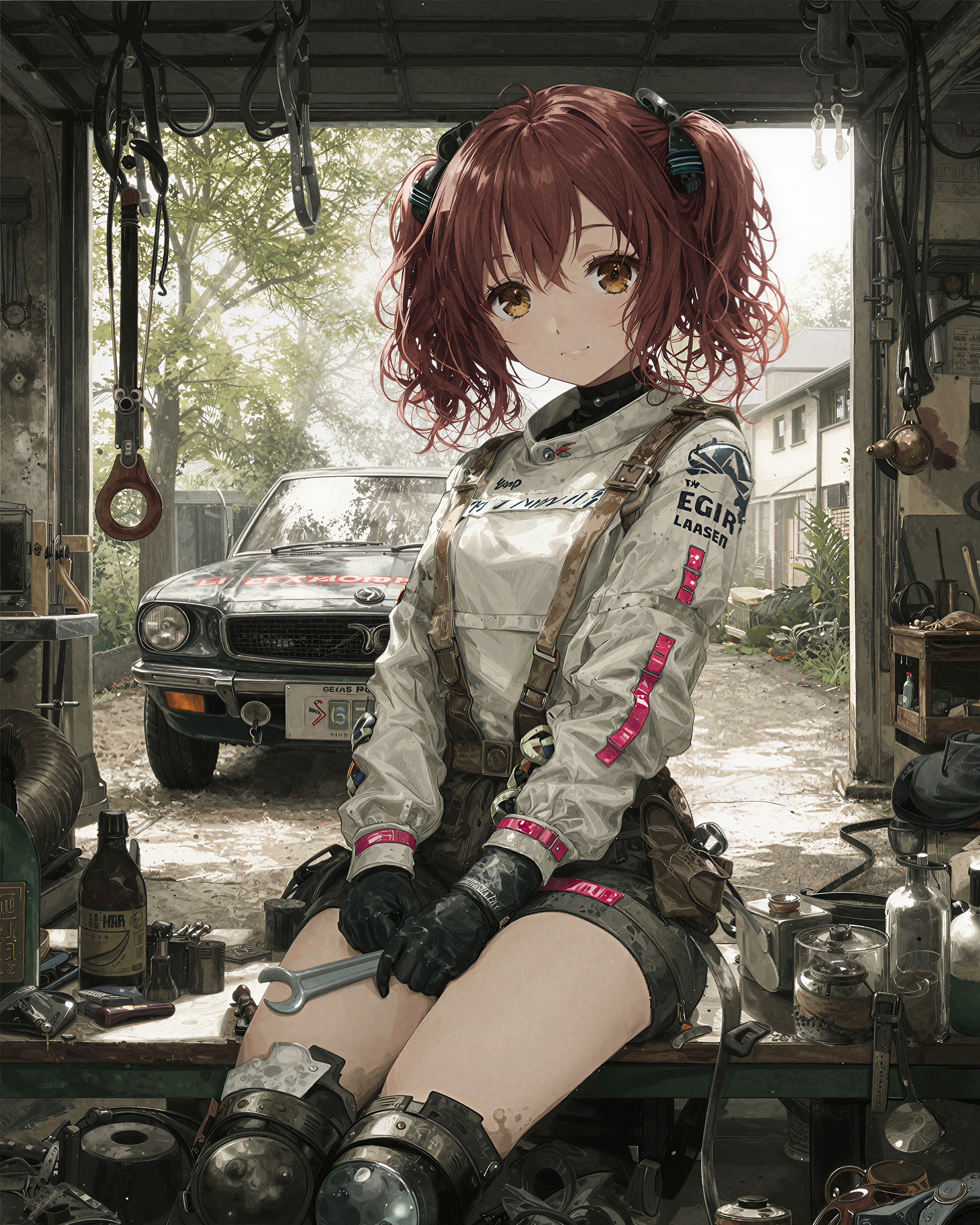 スパナ片手に、夢を磨く | の人気AIイラスト・グラビア